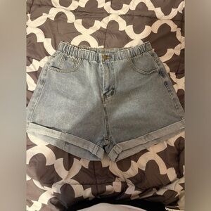 Size large jean shorts from shein